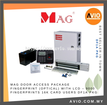 MAG Magnet Standalone Door Access Fingerprint EM RFID Password Soyal AR837EF LCD Keypad Power Supply Package DF1A PKG