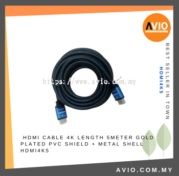 Hdmi Cable 4K High Quality Image 5M 5 Meter Gold Plated PVC Shield + Metal Shell Suit TV Monitor Computer Laptop HDMI4K5