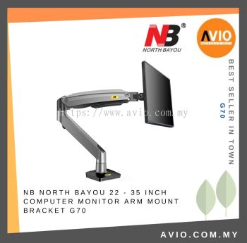 NB North Bayou Origianal 22-35 22 24 27 32 35 Inch LCD LED TV Monitor Single Arm Table Desk Mount Bracket 12KG Max G70