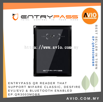 Entrypass QR Reader that support Mifare classic, Desfire EV1/EV2 & Bluetooth enabled EP.QR3003MDBR