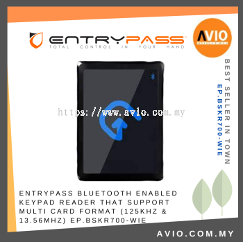 Entrypass bluetooth enabled keypad reader support multi card format (125KHz & 13.56MHz) EP.BSKR700-Wie