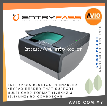 Entrypass bluetooth enabled keypad reader support multi card format (125KHz & 13.56MHz) RD.ComboScan