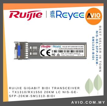 RUIJIE Gigabit BIDI Transceiver - TX1310/RX1550 20km LC NIS-GE-SFP-20KM-SM1310-BIDI