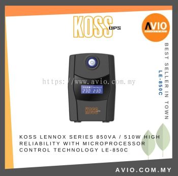 KOSS Lennox Series 850VA / 510W High Reliability with Microprocessor Control Technology LE-850C