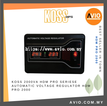 KOSS 2000VA HDM Pro Seriese Automatic Voltage Regulator HDM PRO 2000