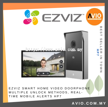 EZVIZ Smart Home Video Doorphone Multiple Unlock Methods, Real-Time Mobile Alerts HP7