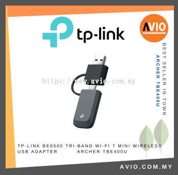 TP-LINK BE6500 Tri-Band Wi-Fi 7 Mini Wireless USB Adapter Archer TBE400U