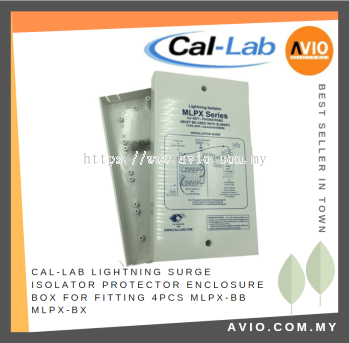 CAL-LAB Callab Cal Lab Lighning Surge Isolator Protector Enclosure Box for fitting 4pcs MLPX-BB MLPX-BX 