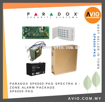 Paradox SP6000-PKG Spectra 8 - zone Alarm Package
