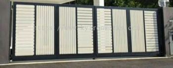 Mild Steel Aluminium Panel Main Gate(Folding/Swing)