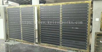 Mild Steel Aluminiun Panel Main Gate(Folding/Swing)