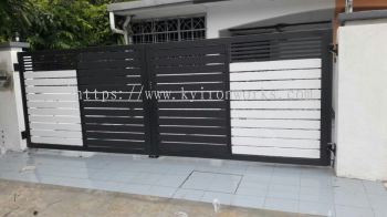 Mild Steel Aluminium Panel Main Gate(Folding/Swing)