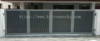 Mild Steel Aluminium Panel Main Gate(Folding/Swing)