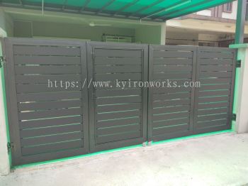 Mild Steel Aluminium Panel Main Gate(Folding/Swing)