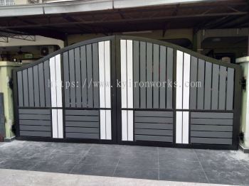 Mild Steel Aluminium Panel Main Gate(Folding/Swing)