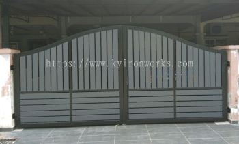 Mild Steel Aluminium Panel Main Gate(Folding/Swing)