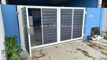 Mild Steel Aluminium Panel Main Gate(Folding/Swing)