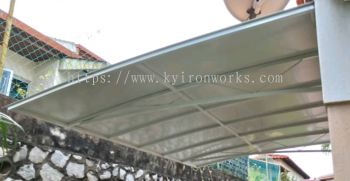 Mild Steel Aluminium Composite Panel (ACP 4mm)Skylight Awning -Frame Ms 1 1/2x 1 1/2(1.2)Hollow 