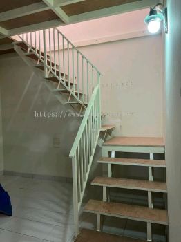 Mild Steel Platform Staircase 