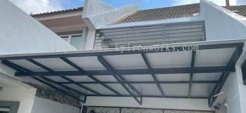 Mild Steel Aluminium Composite Panel (ACP 4mm)Skylight Awning -Frame Ms 1 1/2x 1 1/2(1.2)Hollow,Bean Ms 2x4(1.6)Hollow 