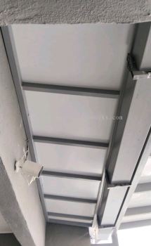 Mild Steel Aluminium Composite Panel (ACP 4mm)Skylight Awning -Frame Ms 1 1/2x 1 1/2(1.2)Hollow 