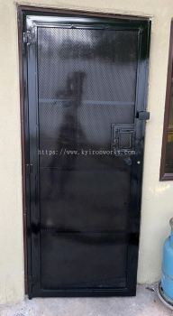 Mild Steel Perforated Plate Folding Door 