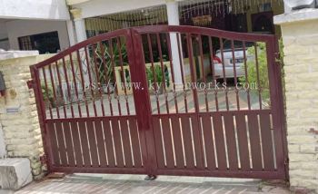 Wrought Iron Aluminium Main Gate (Folding/Swing)