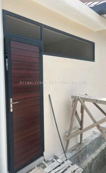 Mild Steel Aluminium Panel Door 