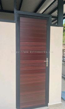 Mild Steel Aluminium Panel Door 