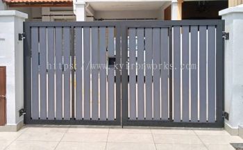 Mild Steel Aluminium Panel Swing Gate 