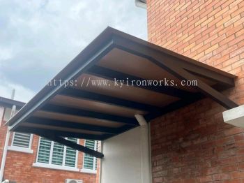 Mild Steel Aluminium Composite Panel Awning 