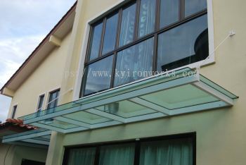 Mild Steel Laminate Glass Awning-Frame Ms 2x4(1.9)Hollow,Bean Ms 1 Inchi Round Hollow 