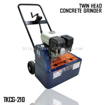 Twin Head Concrete Grinder (TKCG-210) Petrol Engine