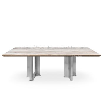 Bardi 2 | Rectangular Marble Dining Table
