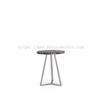 Naito-S | Round Marble Side Table