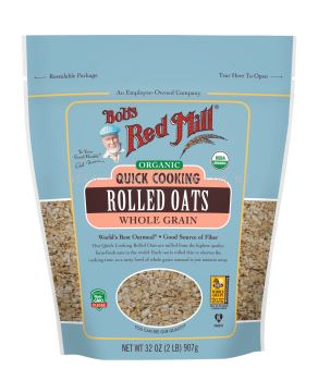 Organic Quick Cooking Rolled Oats 907g