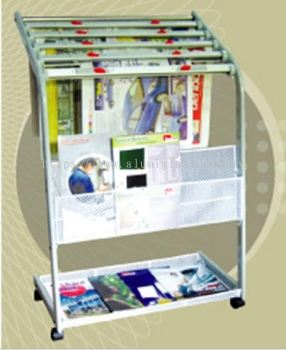 Newspaper and Magazine Rack (827)-62