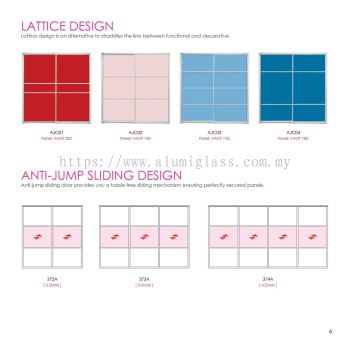 Lattice and Anti-jump sliding design