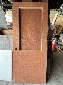 Plywood Half Glass Door (Ready Stock)