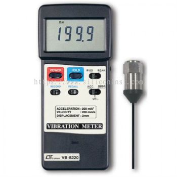 Lutron Vibration Meter (Acc, Velocity, Disp) - VB-8220