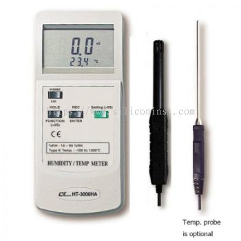 Lutron Humidity Temp. Meter (type k j Temp.) - HT-3006HA