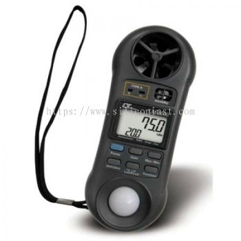 Lutron 4in1 Anemometer, Humidity Meter, Light Meter, Thermometer