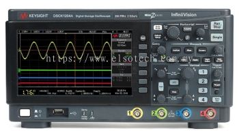 DSOX1204A Oscilloscope: 70/100/200 MHz, 4 Analog Channels