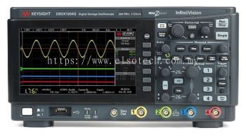 DSOX1204G Oscilloscope: 70/100/200 MHz, 4 Analog Channels