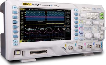 Rigol DS1104Z-S Plus 100 MHz Digital Oscilloscope with 4 Channels and 16 Digital Channels + 25 MHz B