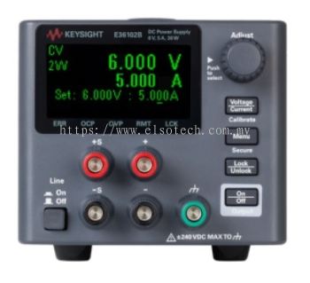 E36105B DC Power Supply, 60V, 0.6A, 36W