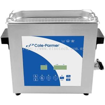 P-08895-11 - Cole-Parmer 6 Liter Ultrasonic Cleaner with Digital Timer and Heat, 230 VAC