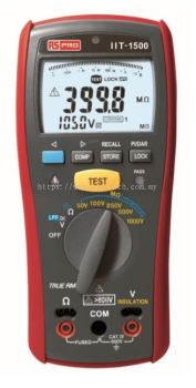 123-3220 - RS PRO IIT1500, Insulation Tester 20GΩ CAT IV 600 V