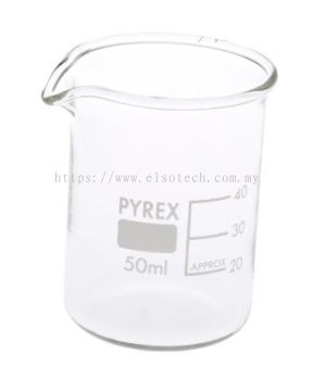 461-1086 - RS PRO Borosilicate Glass 50mL Beaker