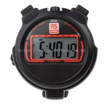 811-1814 - RS PRO Black Digital Pocket Stopwatch